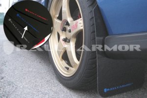 Subaru Impreza Mud Flap - Rally Armor - UR Black w/ Blue Logo - Black/Blue - `93-`01 Subaru Impreza Mud Flap - Rally Armor - UR Black w/ Blue Logo - Black/Blue - `93-`01